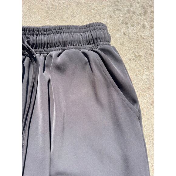 Melloday Pants Women Size XL Black Straight Leg Pull On Elastic Waist Pockets - Picture 5 of 6